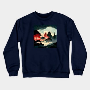 Japanese scenery Crewneck Sweatshirt